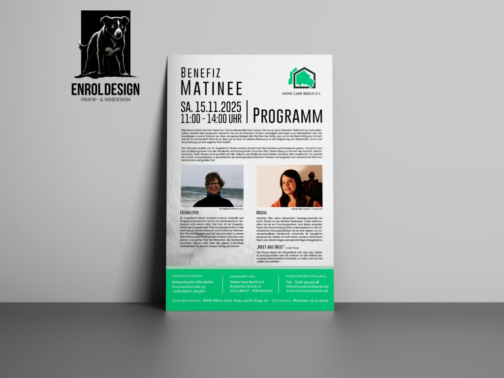 Design für Engagement – Plakatgestaltung für Home Care Berlin e.V.