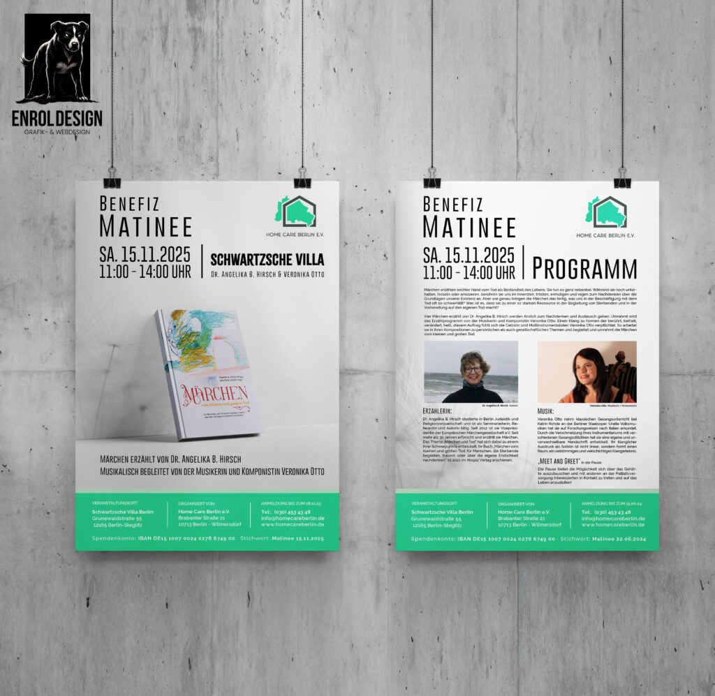 Design für Engagement – Plakatgestaltung für Home Care Berlin e.V.