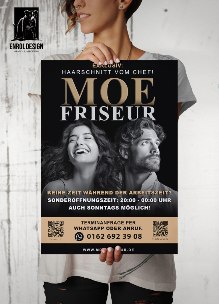 Plakatdesign Friseur