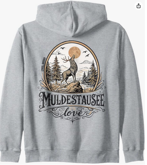 Jetzt auf Amazon erhältlich: Muldestausee Love – das regionale Design von EnrolDesign