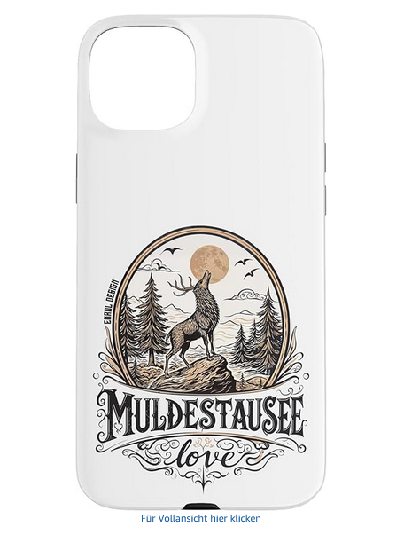 Jetzt auf Amazon erhältlich: Muldestausee Love – das regionale Design von EnrolDesign