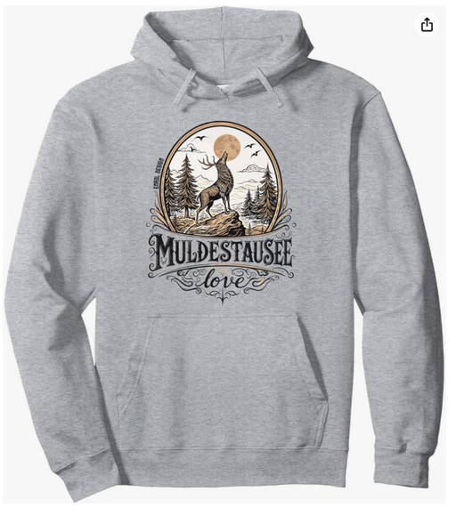 Jetzt auf Amazon erhältlich: Muldestausee Love – das regionale Design von EnrolDesign