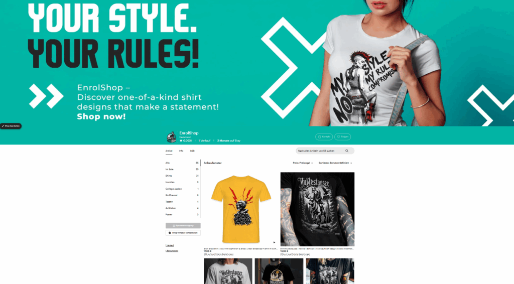 Neu: EnrolDesign jetzt mit eigenem Etsy-Shop!