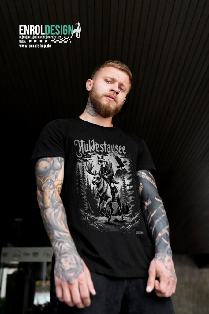 Muldestausee Heimatliebe – Das neue Shirtdesign von EnrolDesign
