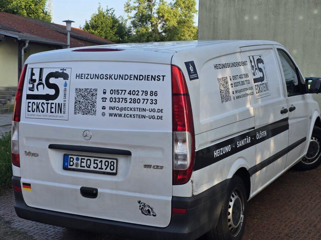 🚐 Projektbericht: Fahrzeugbeschriftung für Firma Eckstein – von der Idee bis zur Umsetzung